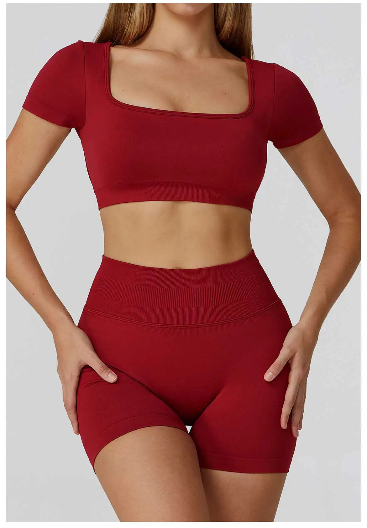 Women’s Seamless Short-Sleeve Crop Top