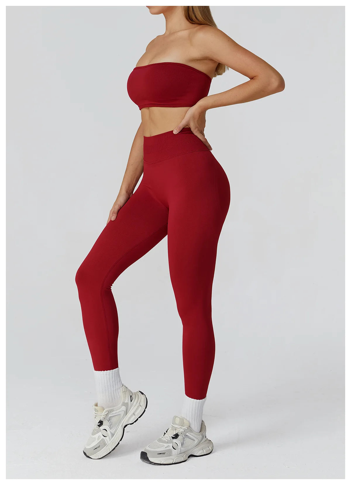High Waist Leggings & Crop Top