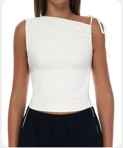 One-Shoulder Tank Top