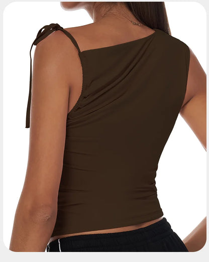 One-Shoulder Tank Top