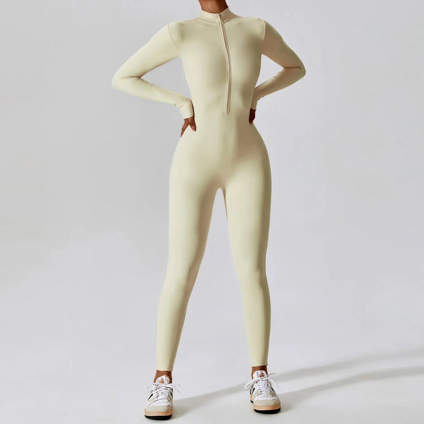 High-Intensity One-Piece with Front Zipper