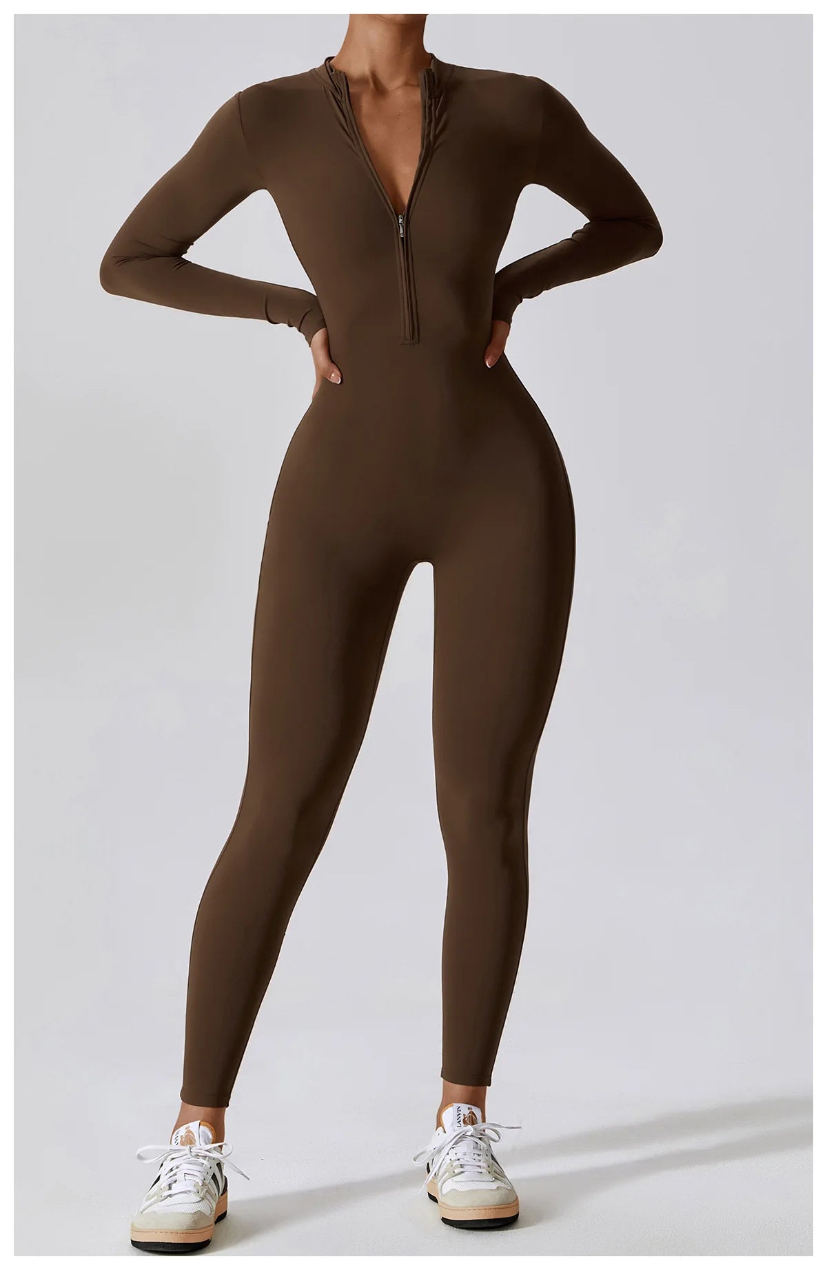 High-Intensity One-Piece with Front Zipper
