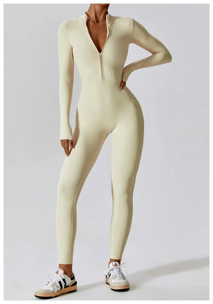High-Intensity One-Piece with Front Zipper