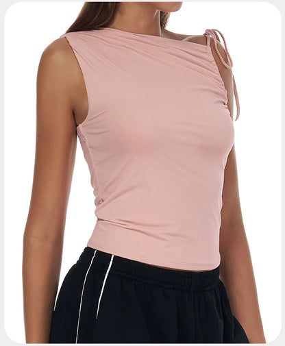 One-Shoulder Tank Top