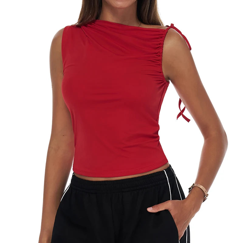 One-Shoulder Tank Top