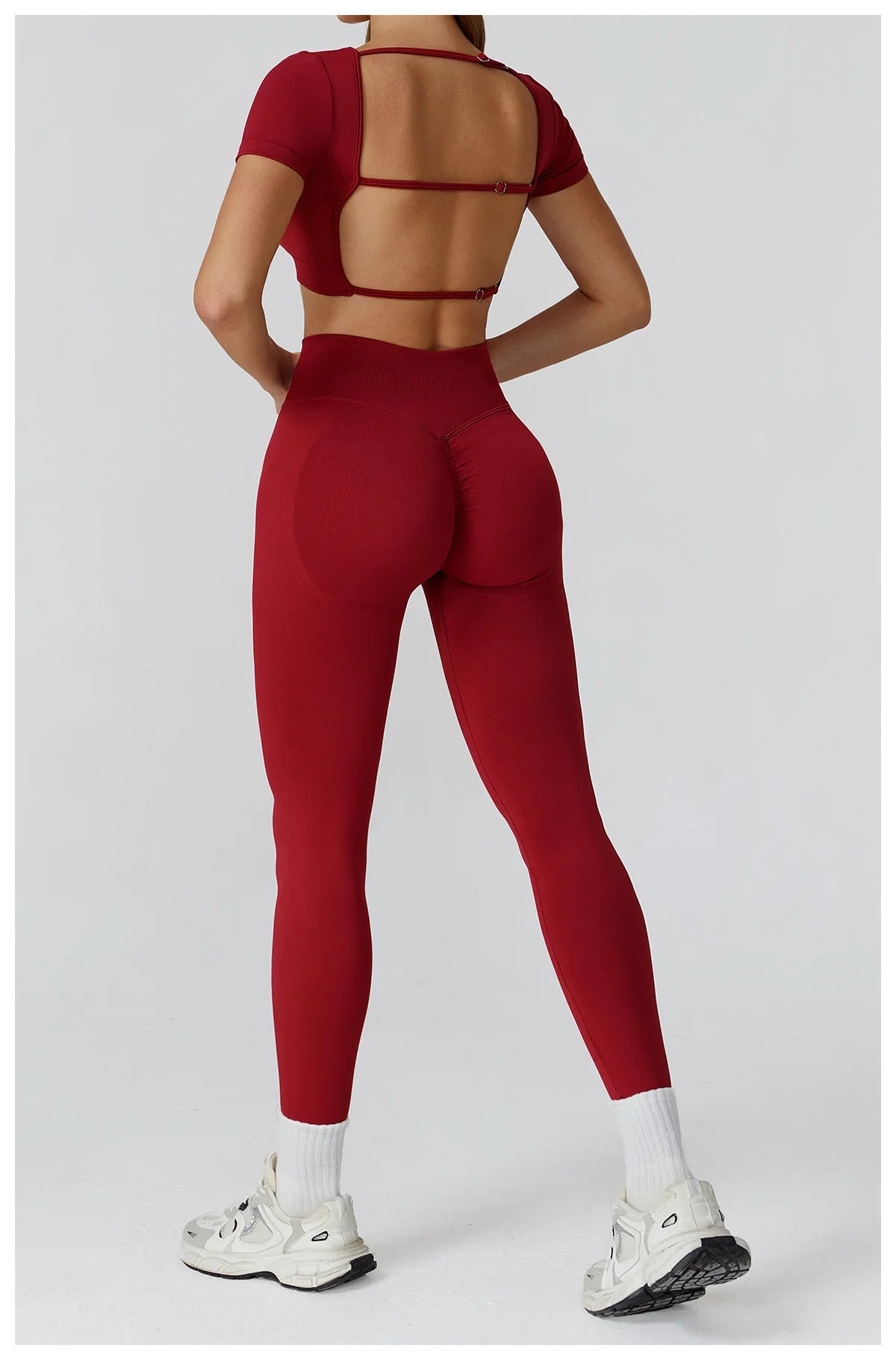 Women’s Seamless Short-Sleeve Crop Top