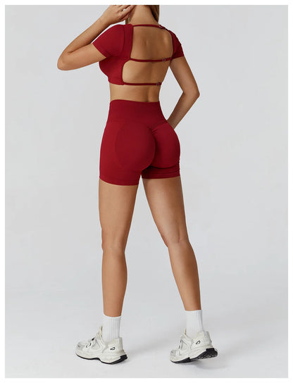 High Waist Leggings & Crop Top