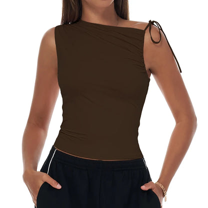 One-Shoulder Tank Top