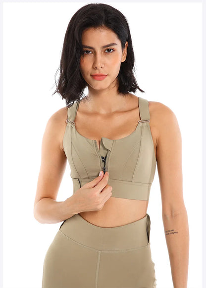 Front-Zip Bra