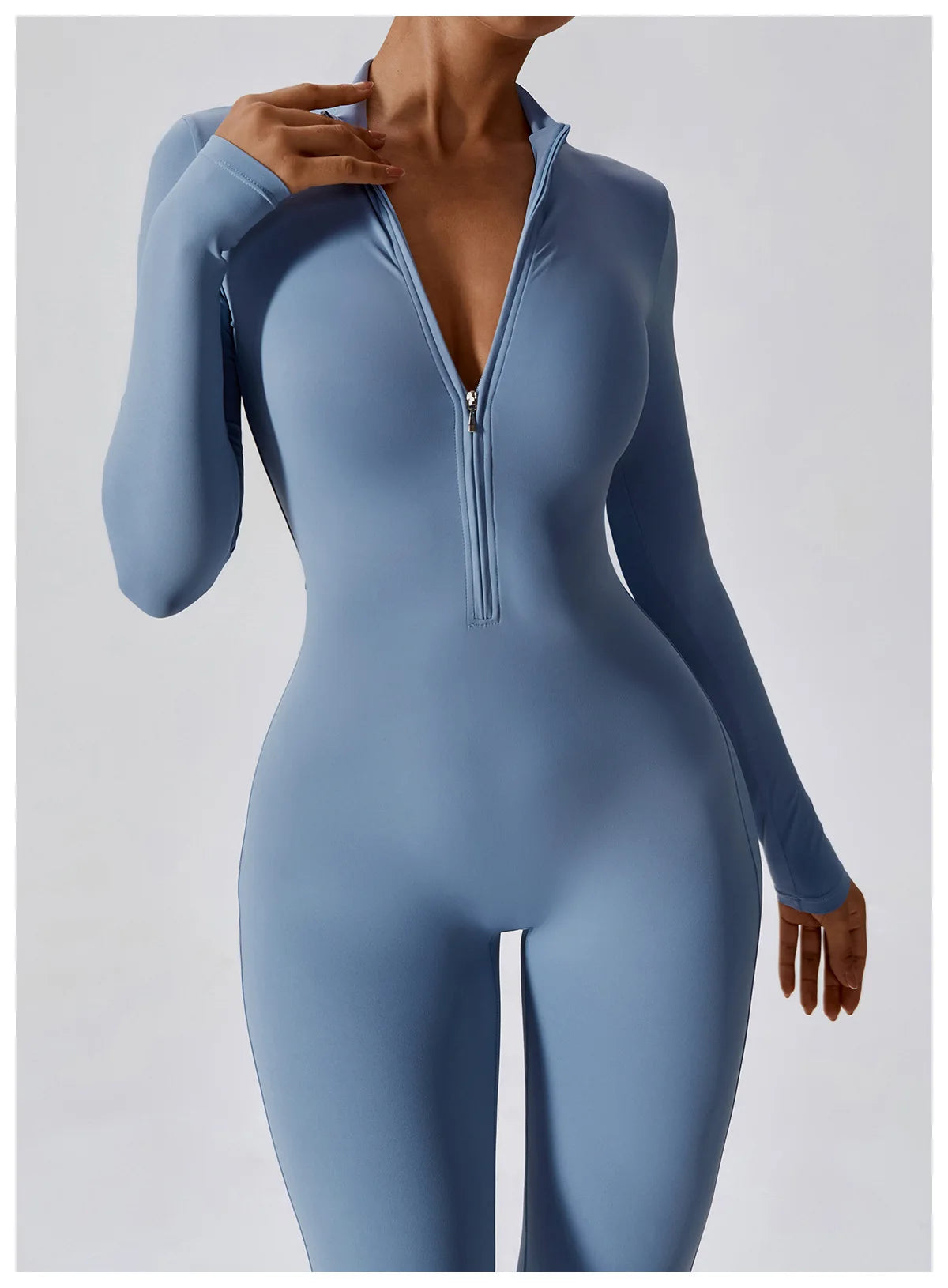 High-Intensity One-Piece with Front Zipper