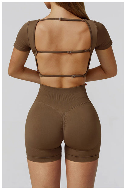 Women’s Seamless Short-Sleeve Crop Top