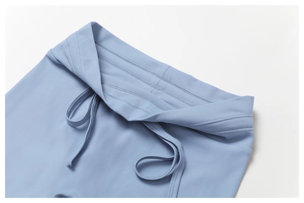 Drawstring High-Waist