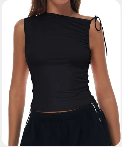One-Shoulder Tank Top