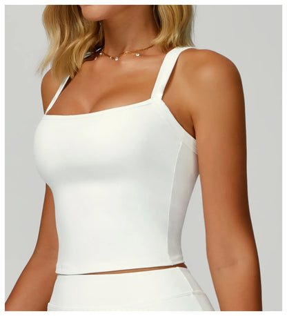 Seamless Sleeveless Crop Top