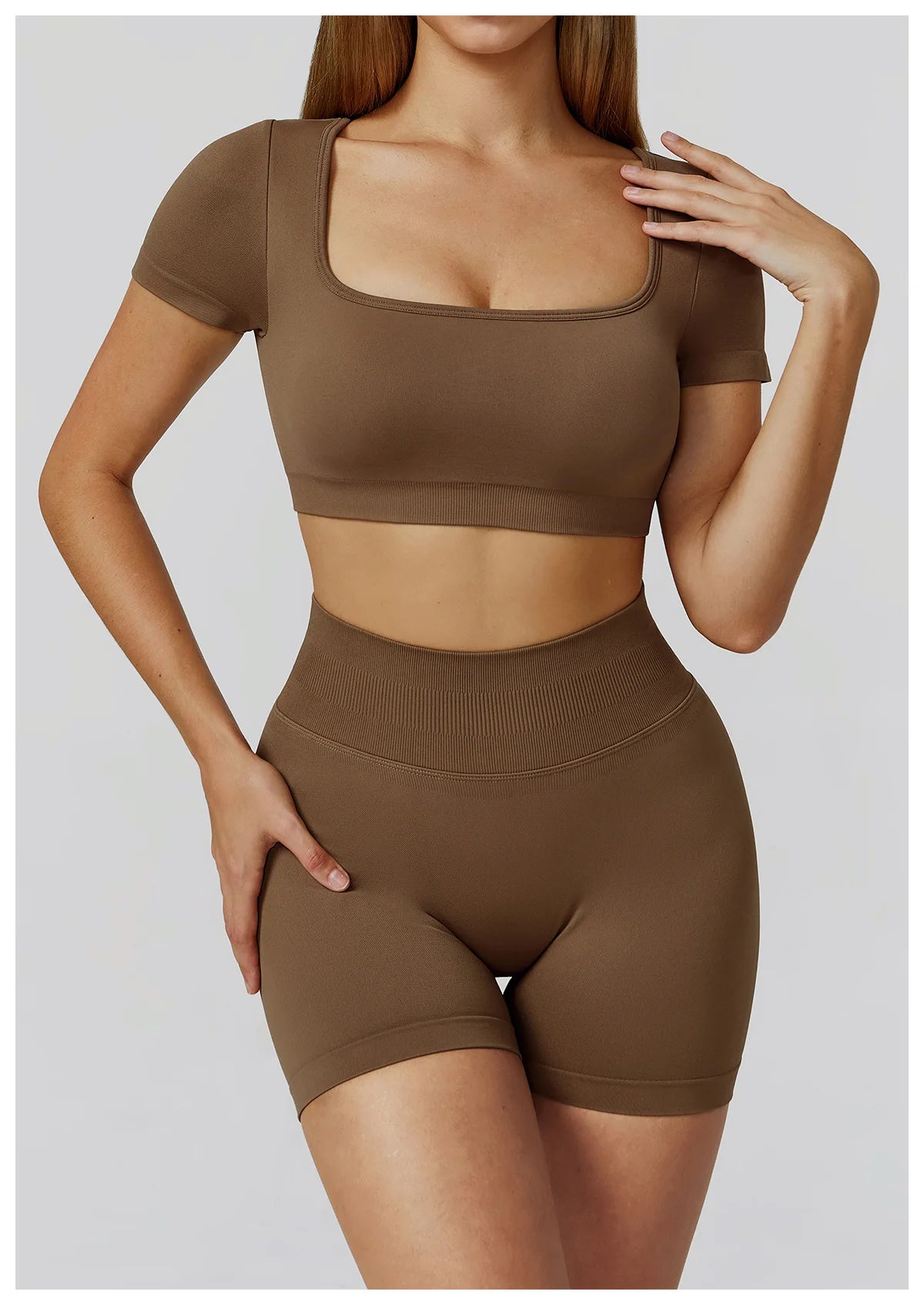 Women’s Seamless Short-Sleeve Crop Top