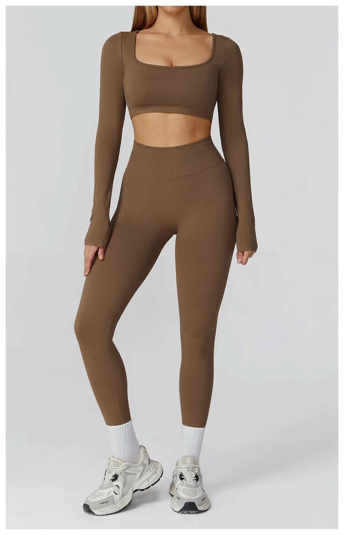 High Waist Shorts & Crop Top