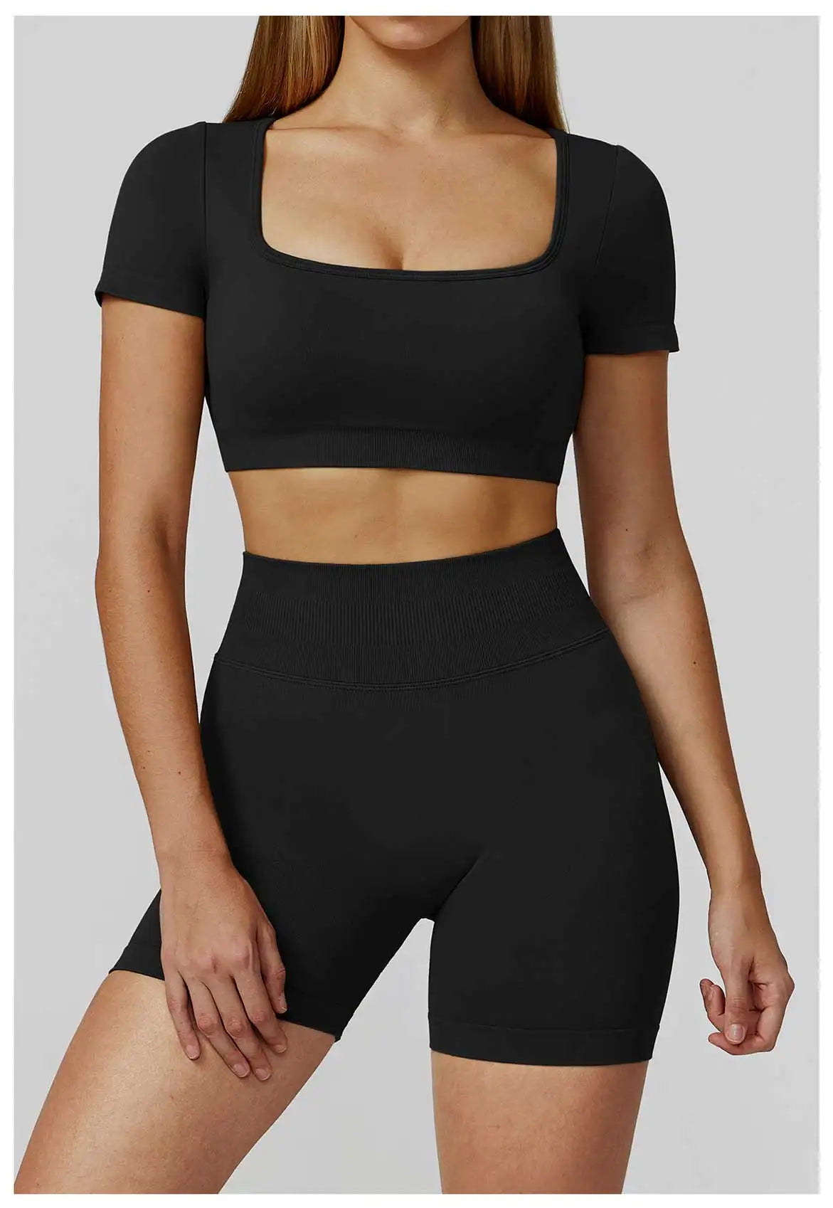 Women’s Seamless Short-Sleeve Crop Top
