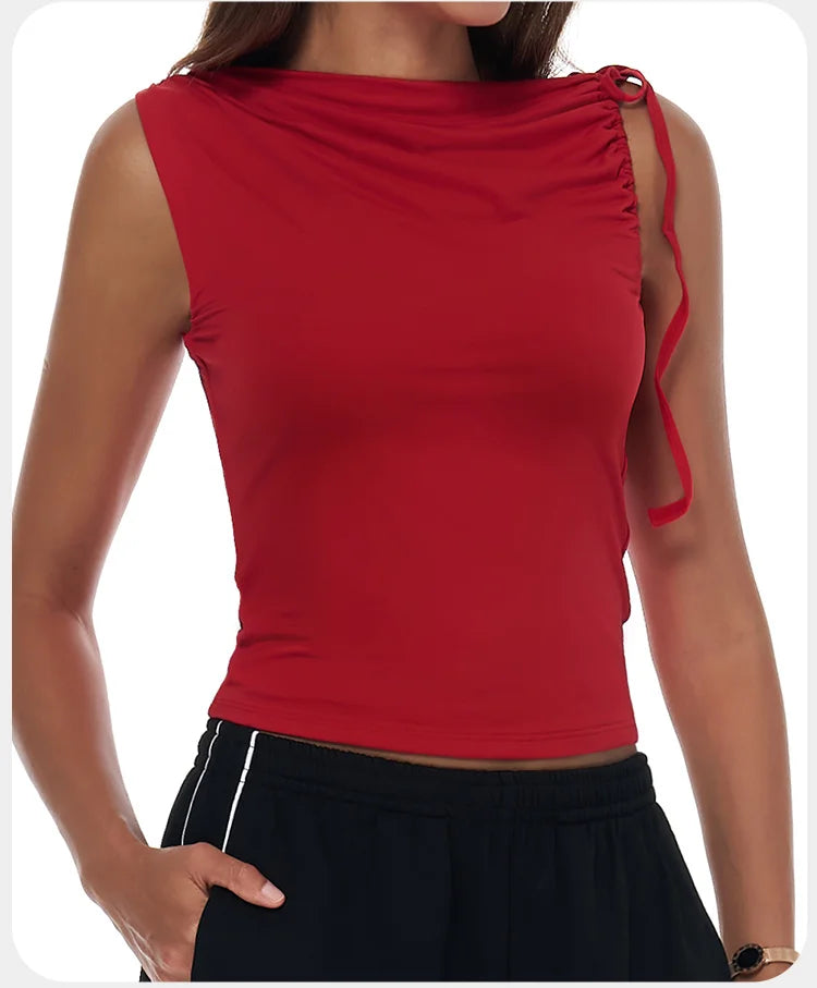 One-Shoulder Tank Top