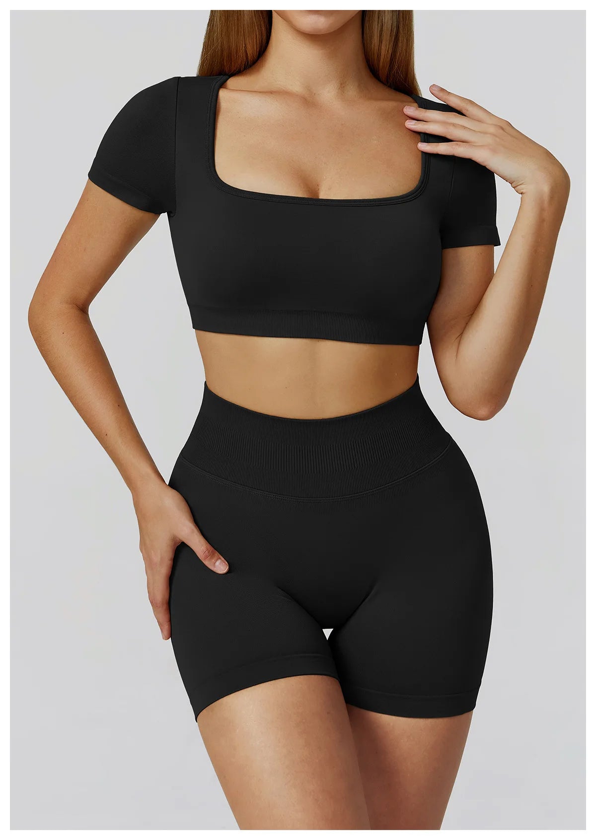 Women’s Seamless Short-Sleeve Crop Top