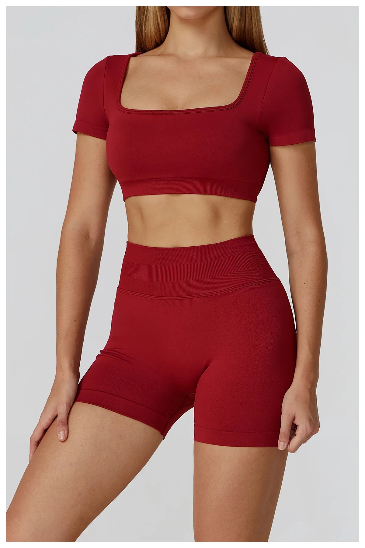 Women’s Seamless Short-Sleeve Crop Top