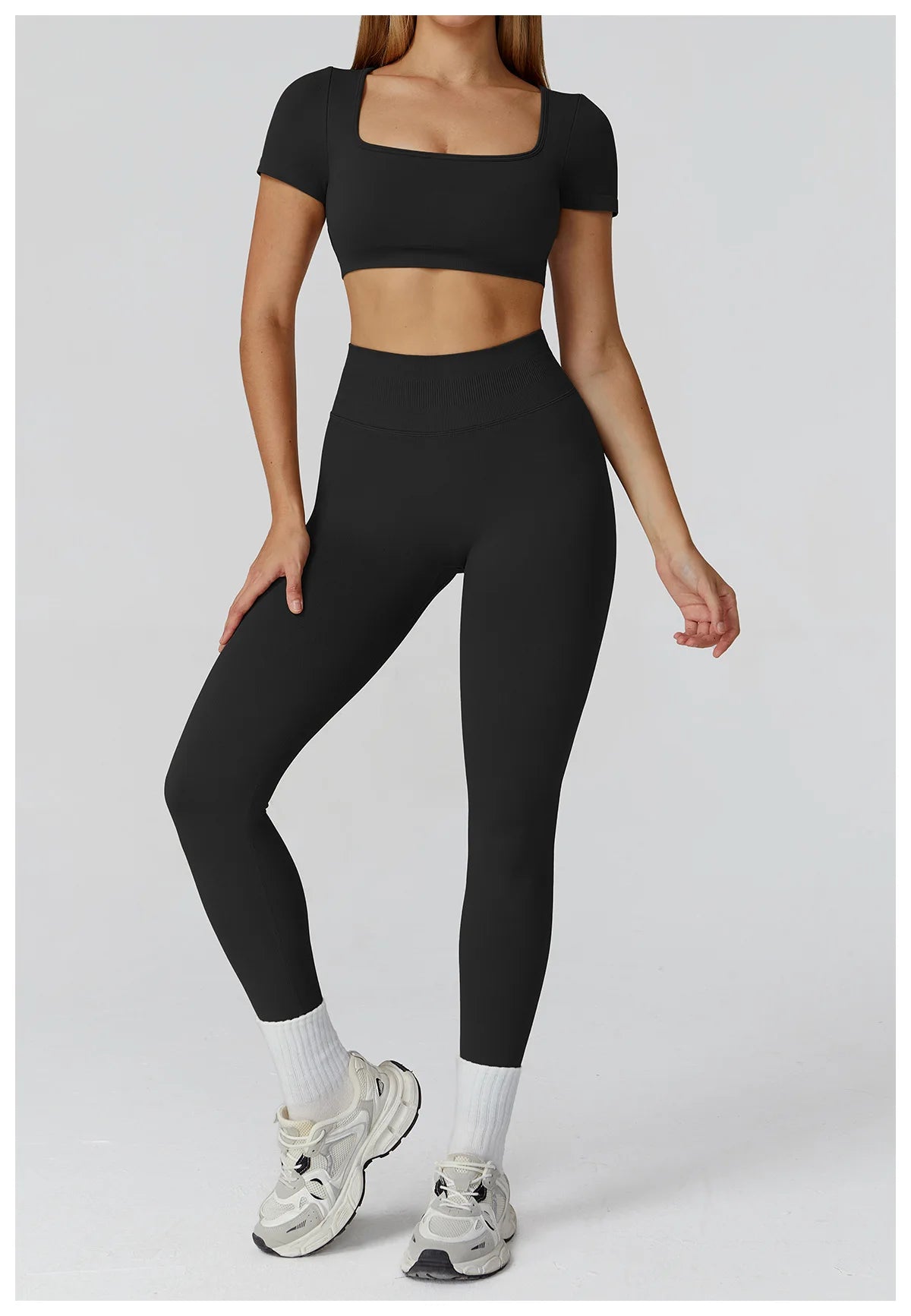 Women’s Seamless Short-Sleeve Crop Top