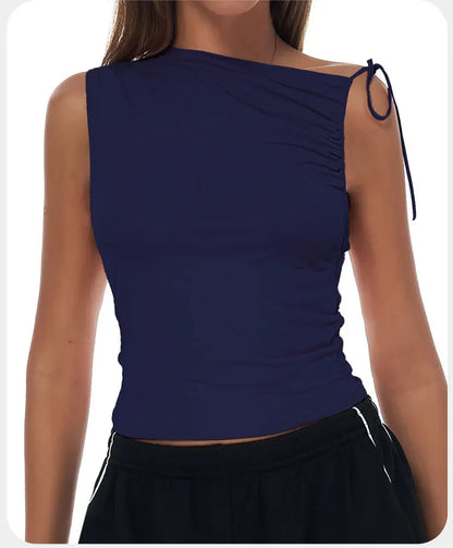 One-Shoulder Tank Top