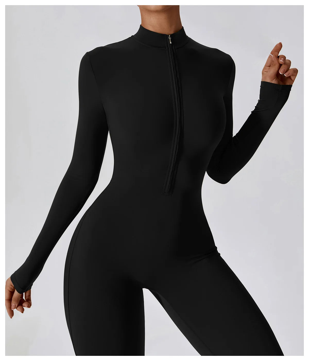 High-Intensity One-Piece with Front Zipper
