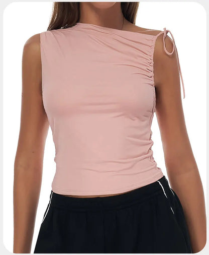 One-Shoulder Tank Top