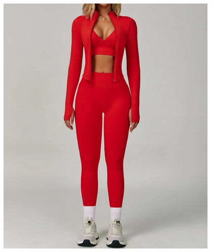 Sports Bra & High-Waist Leggings