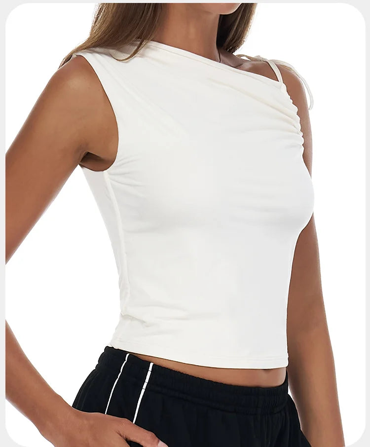One-Shoulder Tank Top