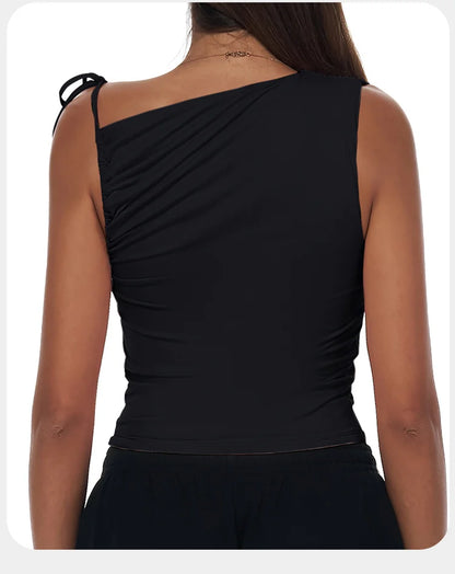 One-Shoulder Tank Top