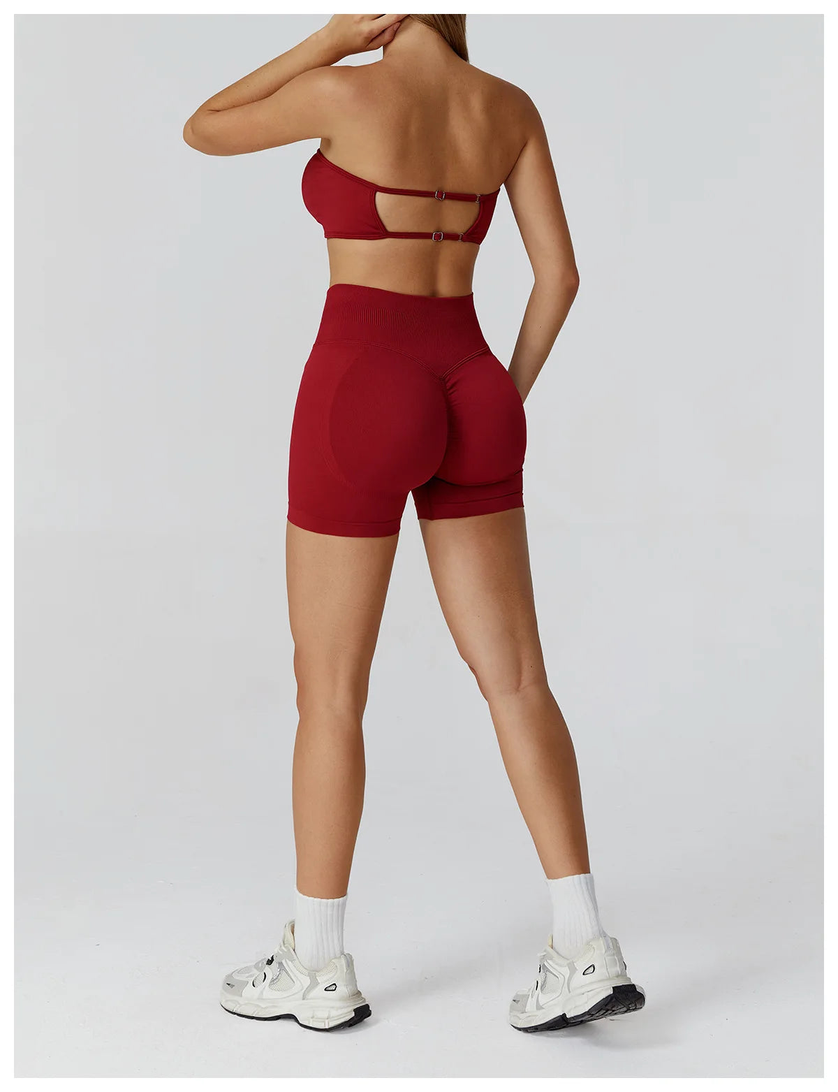 High Waist Shorts & Crop Top