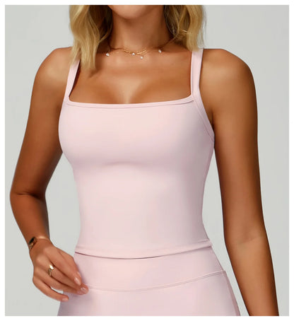 Seamless Sleeveless Crop Top