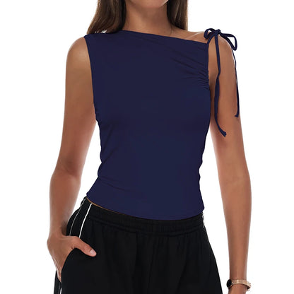 One-Shoulder Tank Top