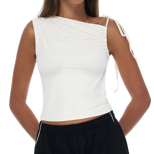 One-Shoulder Tank Top