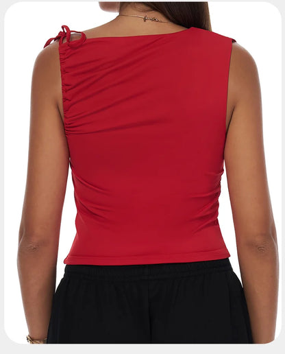 One-Shoulder Tank Top